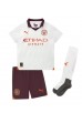 Fotbalové Dres Manchester City Kevin De Bruyne #17 Dětské Venkovní Oblečení 2023-24 Krátký Rukáv (+ trenýrky)